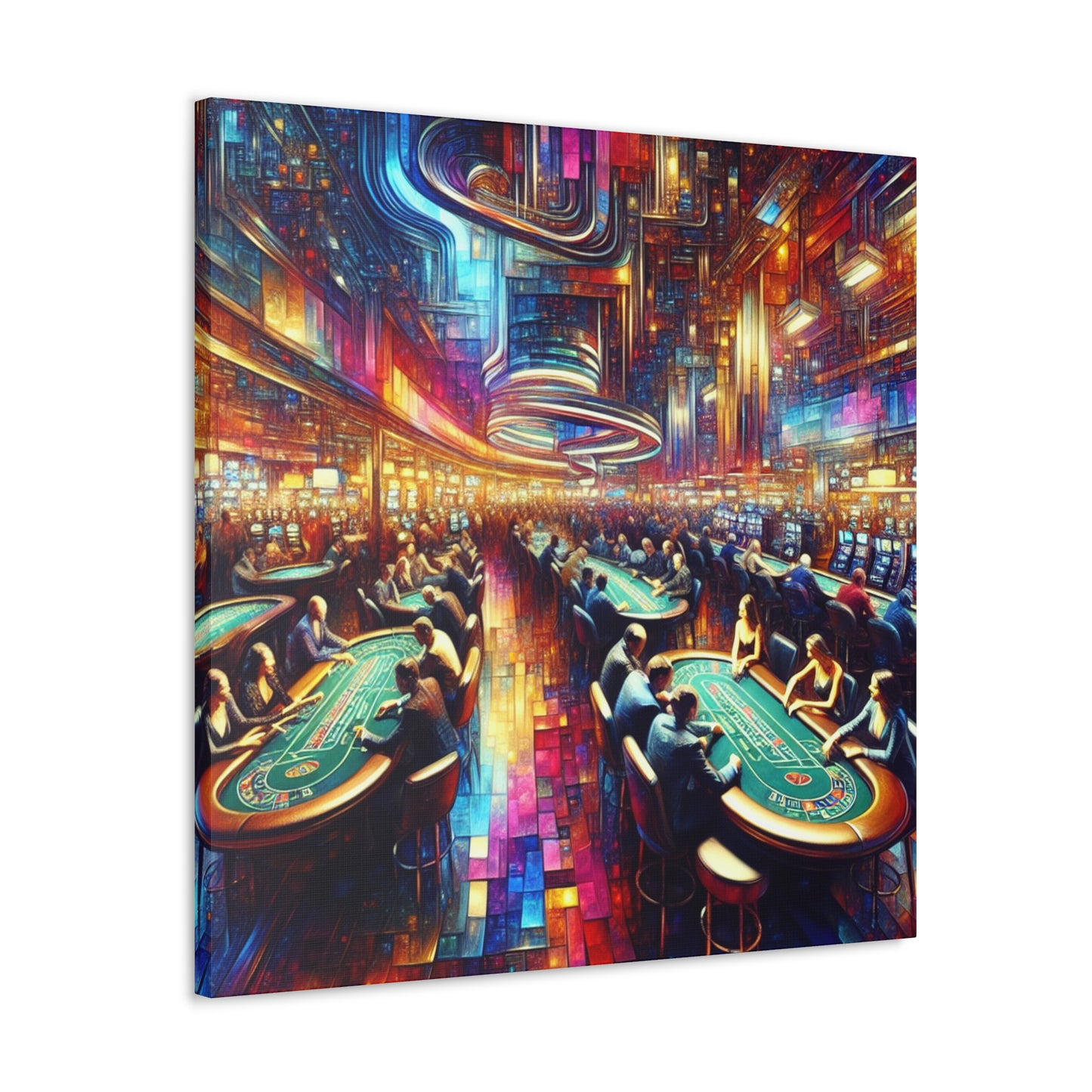 Gilded Chance Oasis - Canvas