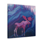 Moose in Art Deco - Canvas