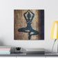 Yoga in Art Deco - Canvas