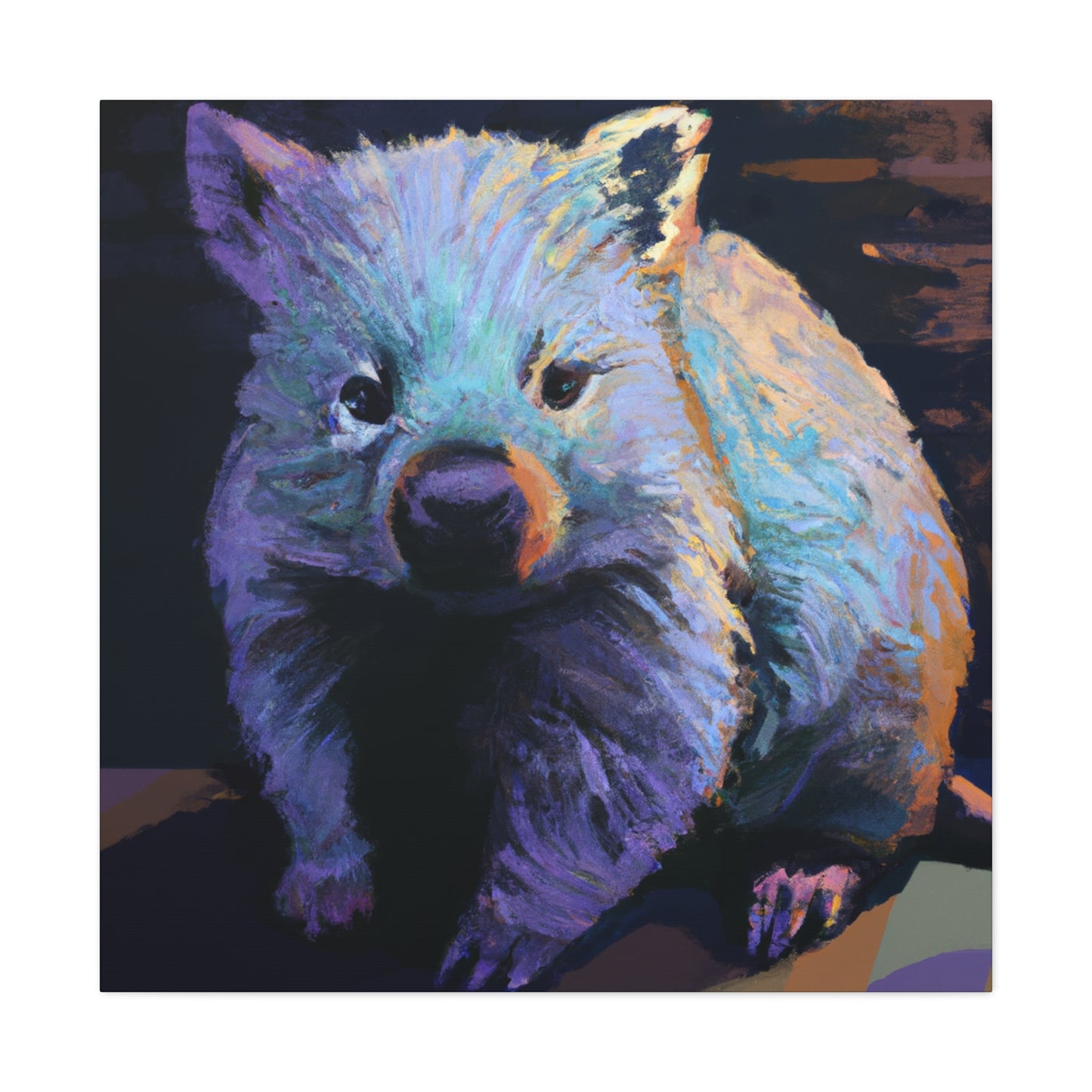 Wombat on the Wall - Canvas