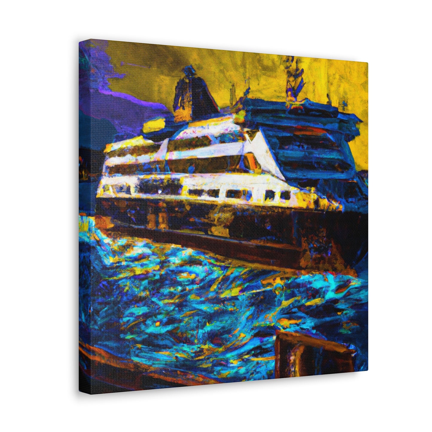 Ferry Through Time Art - Canvas