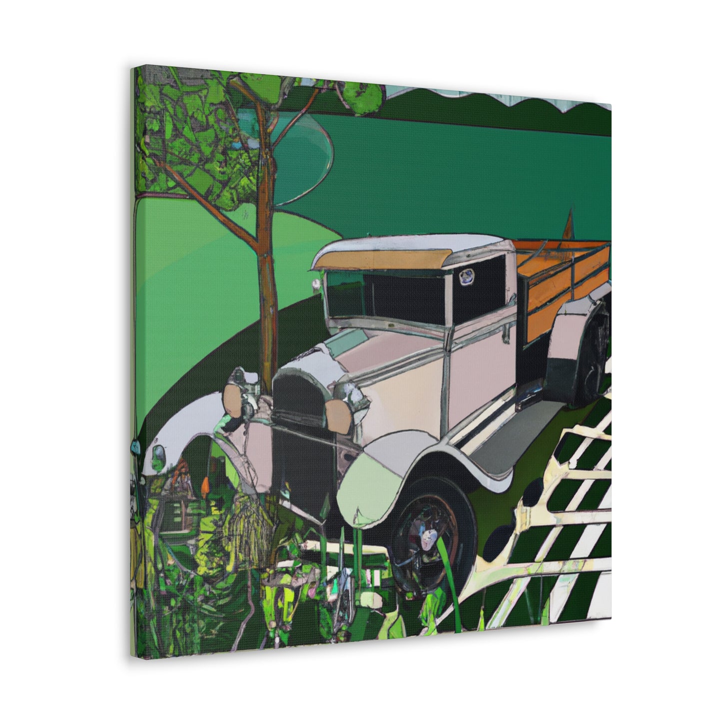 "Rusty Pickup Truck Dream" - Canvas