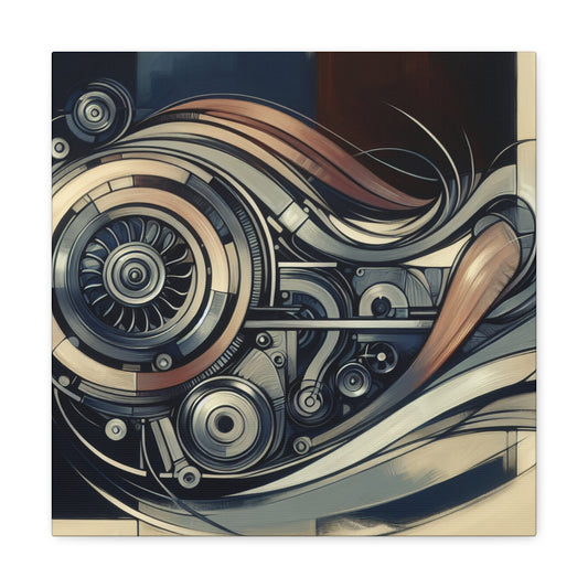 Mechanical Motion Unleashed - Canvas