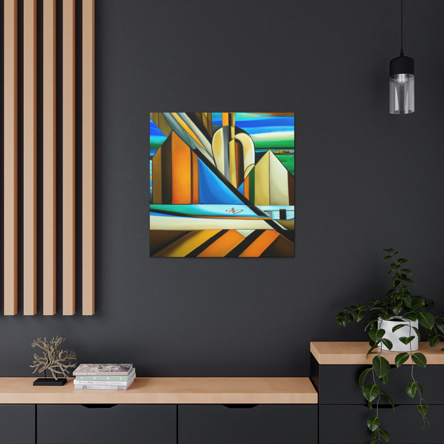 "Coastline of the 1920s" - Canvas