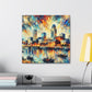 "Omaha's Dappled Riverbanks" - Canvas