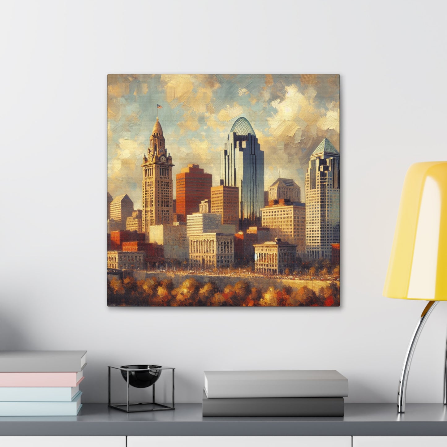 "Cincinnati's Colorful Canvas" - Canvas