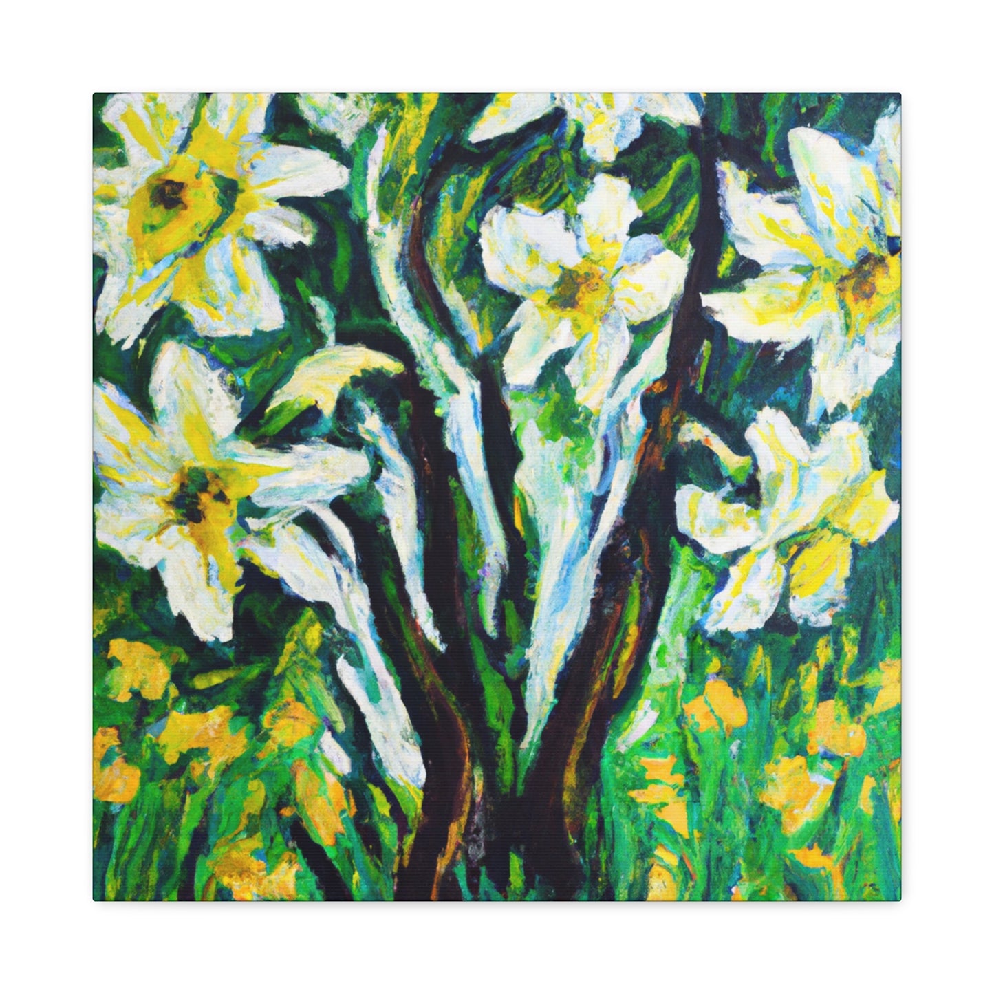 "Bright Daffodil Radiantly" - Canvas