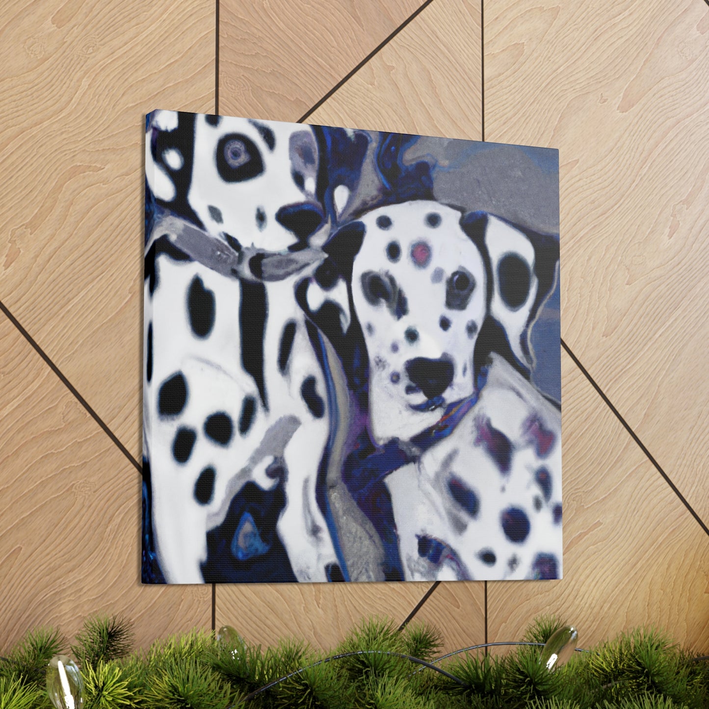 Dalmatian Abstract Expressionism - Canvas