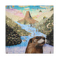 Otter in Dreamscapes - Canvas