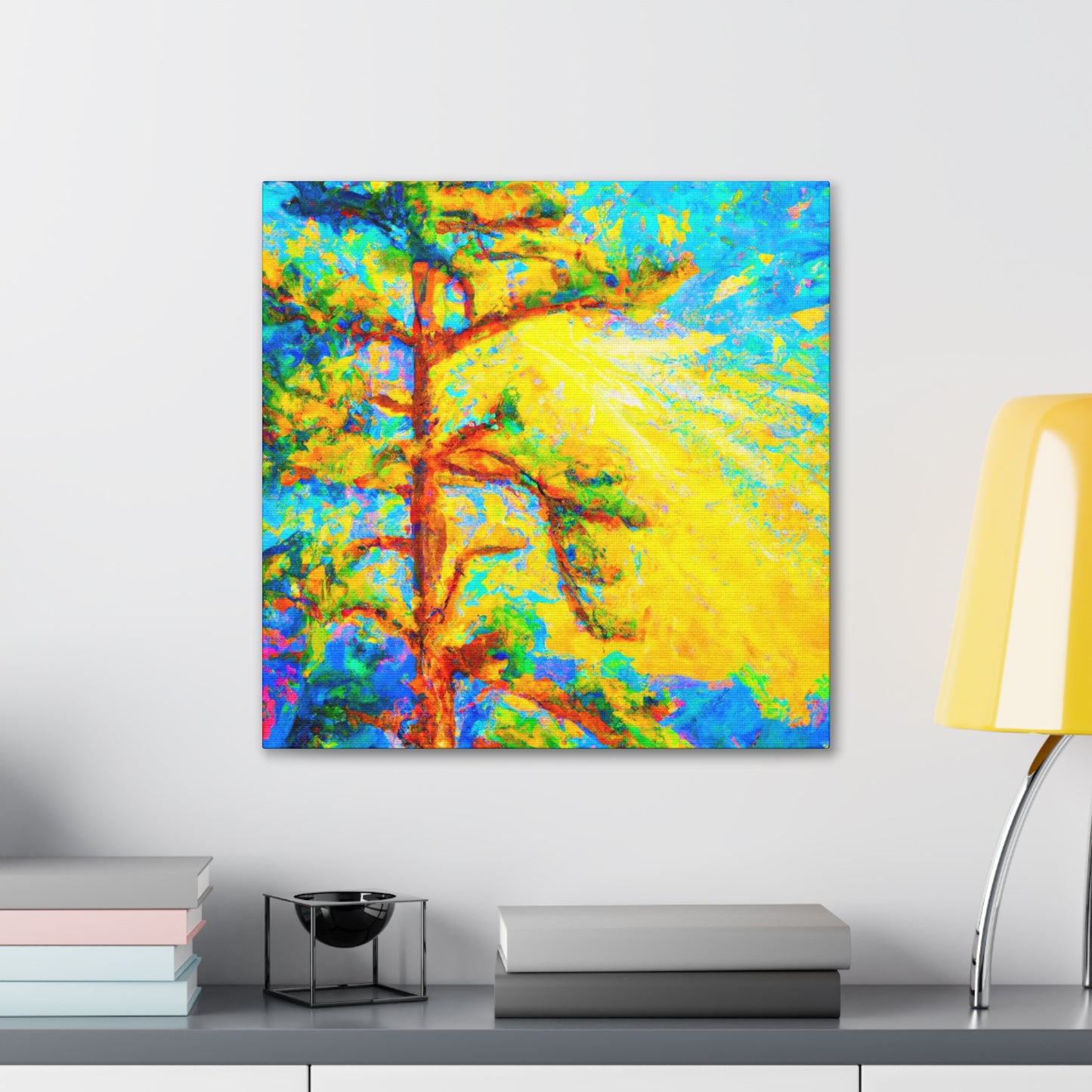 Cedar Tree Grandeur. - Canvas