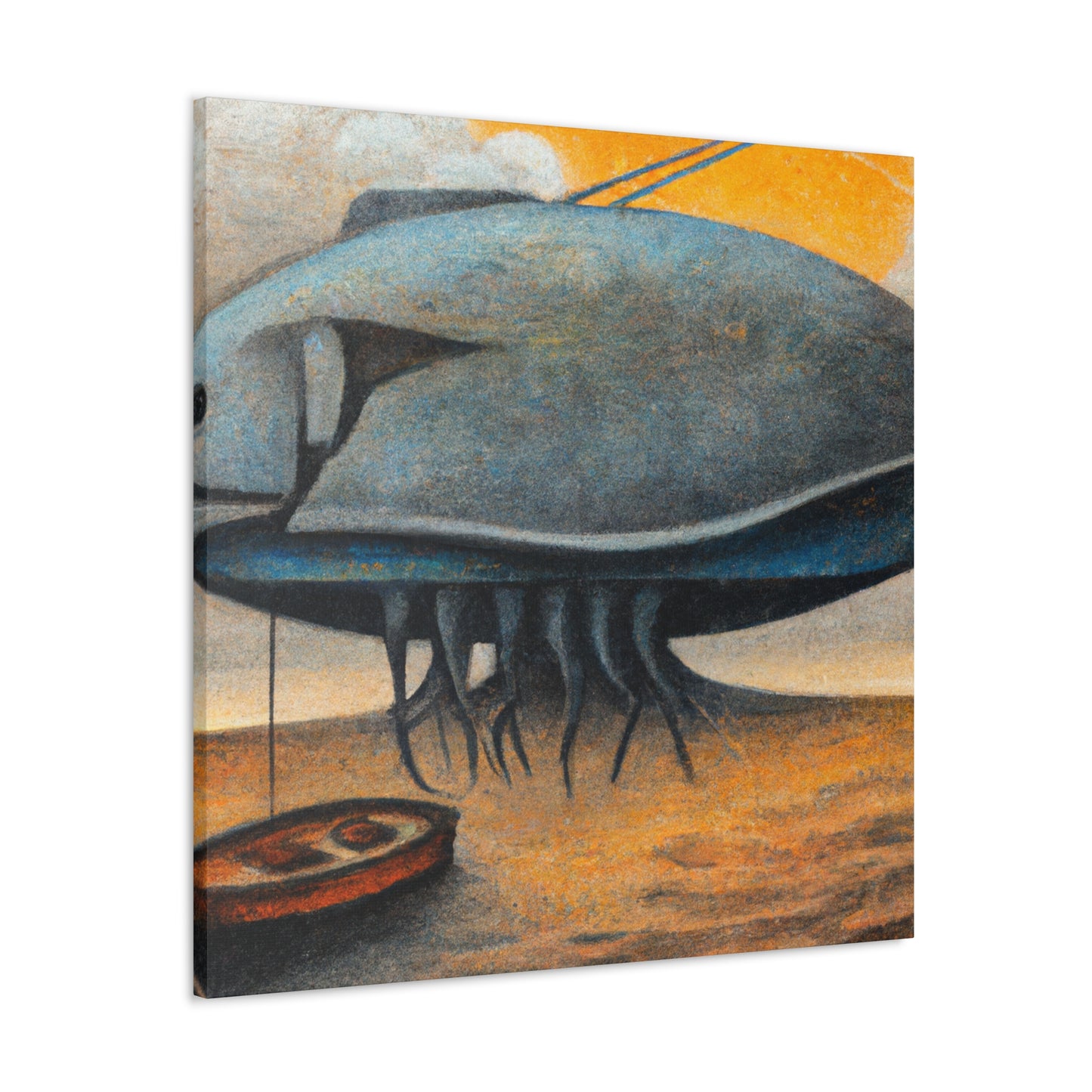 Bass Fishing Dreamscape - Canvas