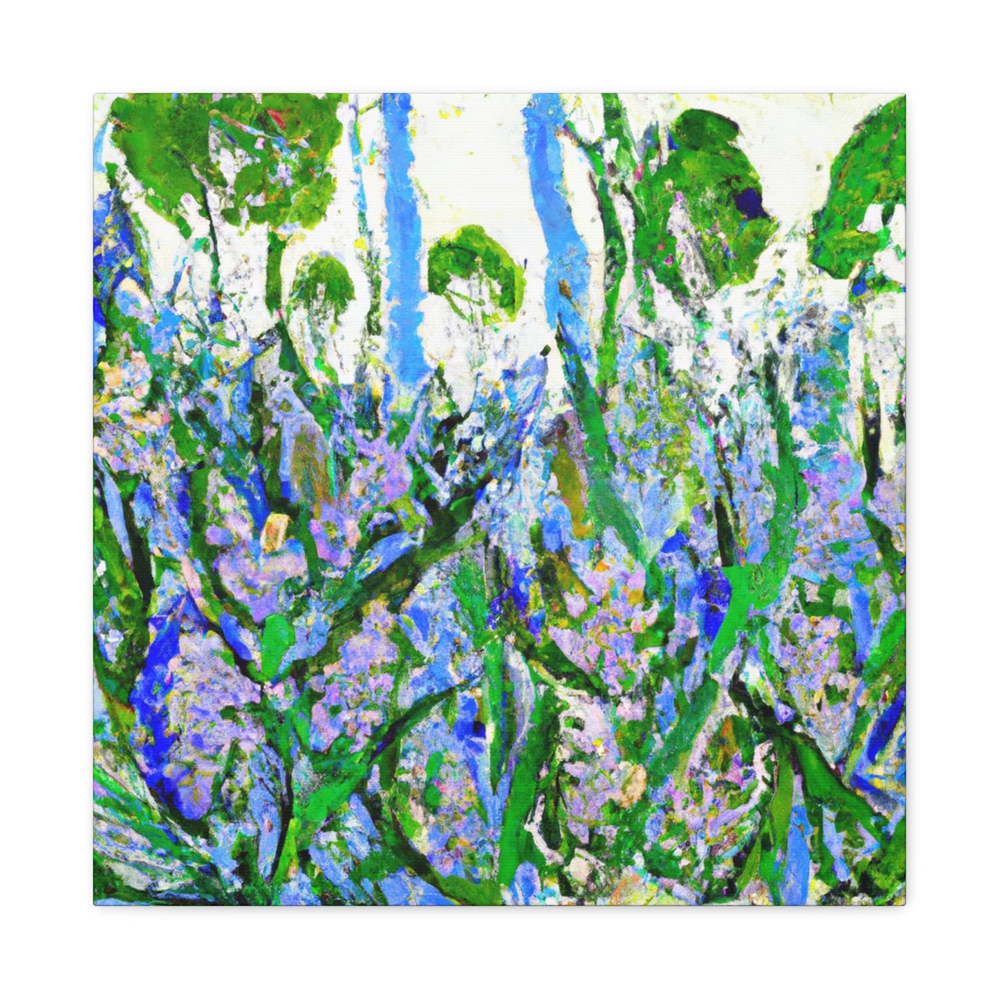 Wildflower Whimsy Abstraction - Canvas