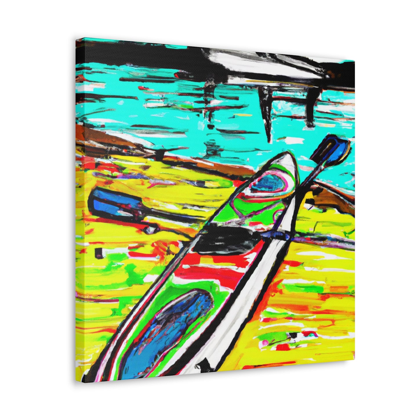 "Paddle Boarding in Peace" - Canvas