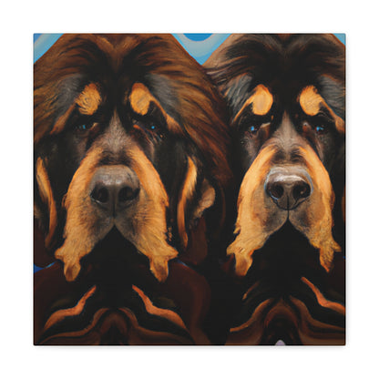 Fearsome Tibetan Mastiff - Canvas