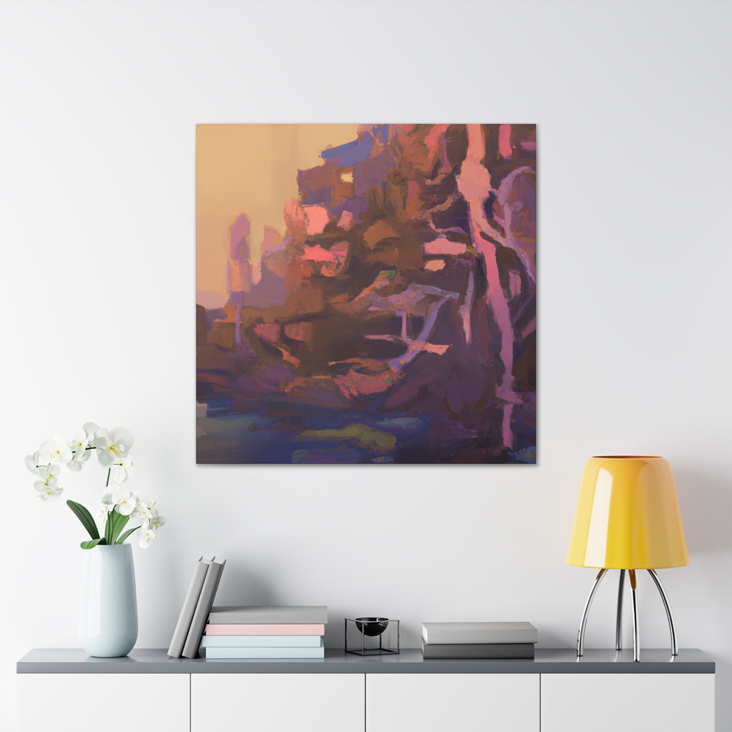 Coral in Abstract Form - Canvas