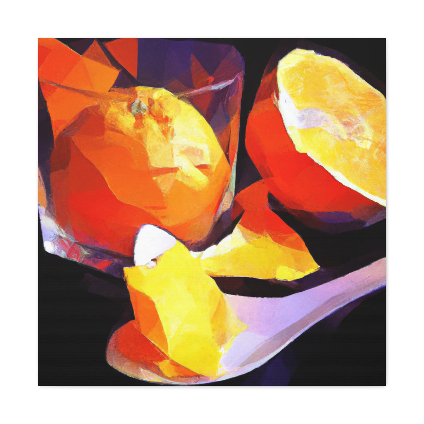 "Oranges in Impressionism" - Canvas