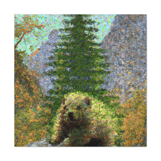 "Marmot Amidst Post-Impressionism" - Canvas