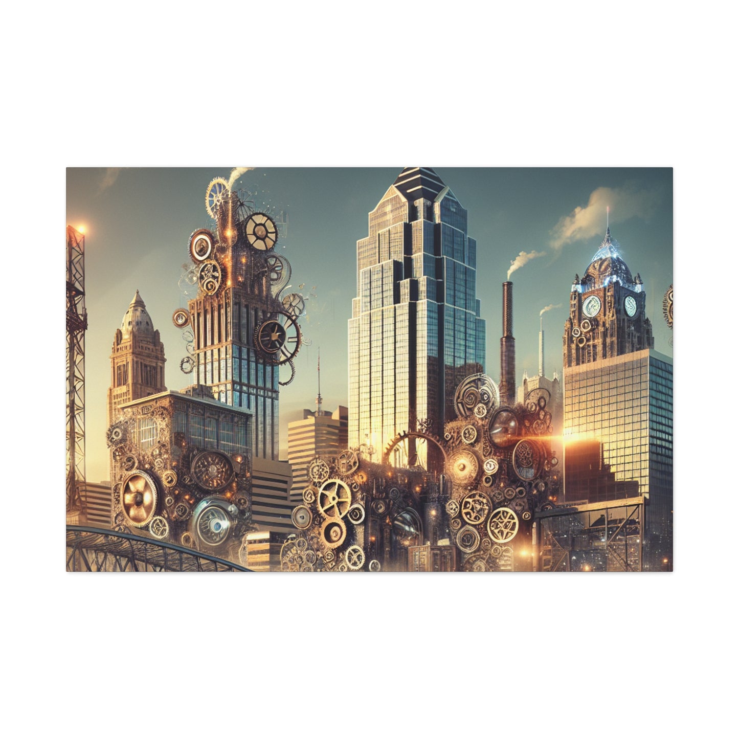 "Mechanical Marvels of KC" - Canvas