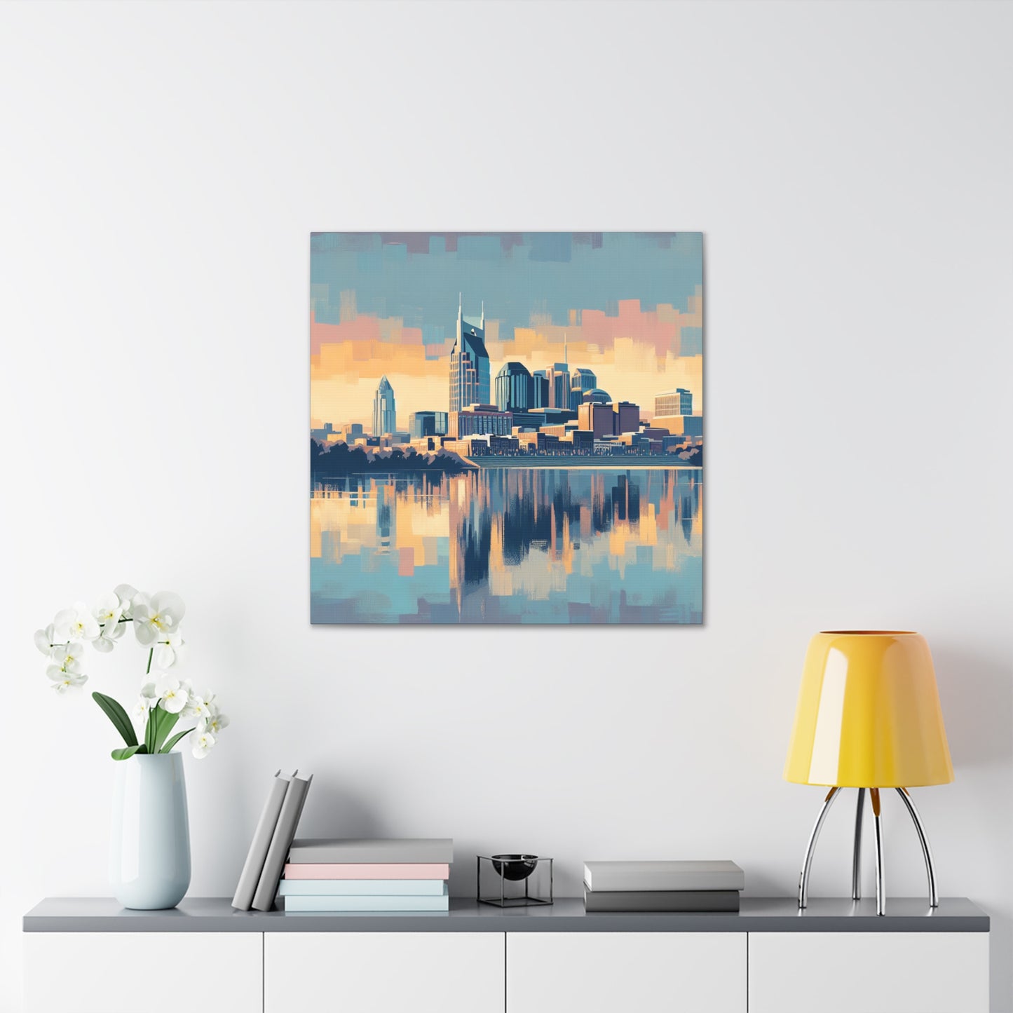 "Melodic Cityscape Medley" - Canvas