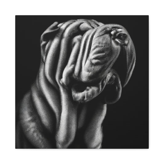 Shar Pei Realism Dream - Canvas