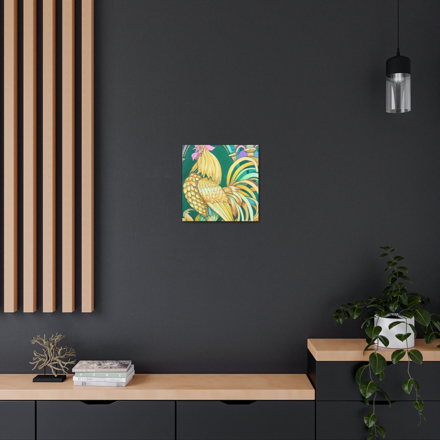 "Chicken in Bloom" - Canvas