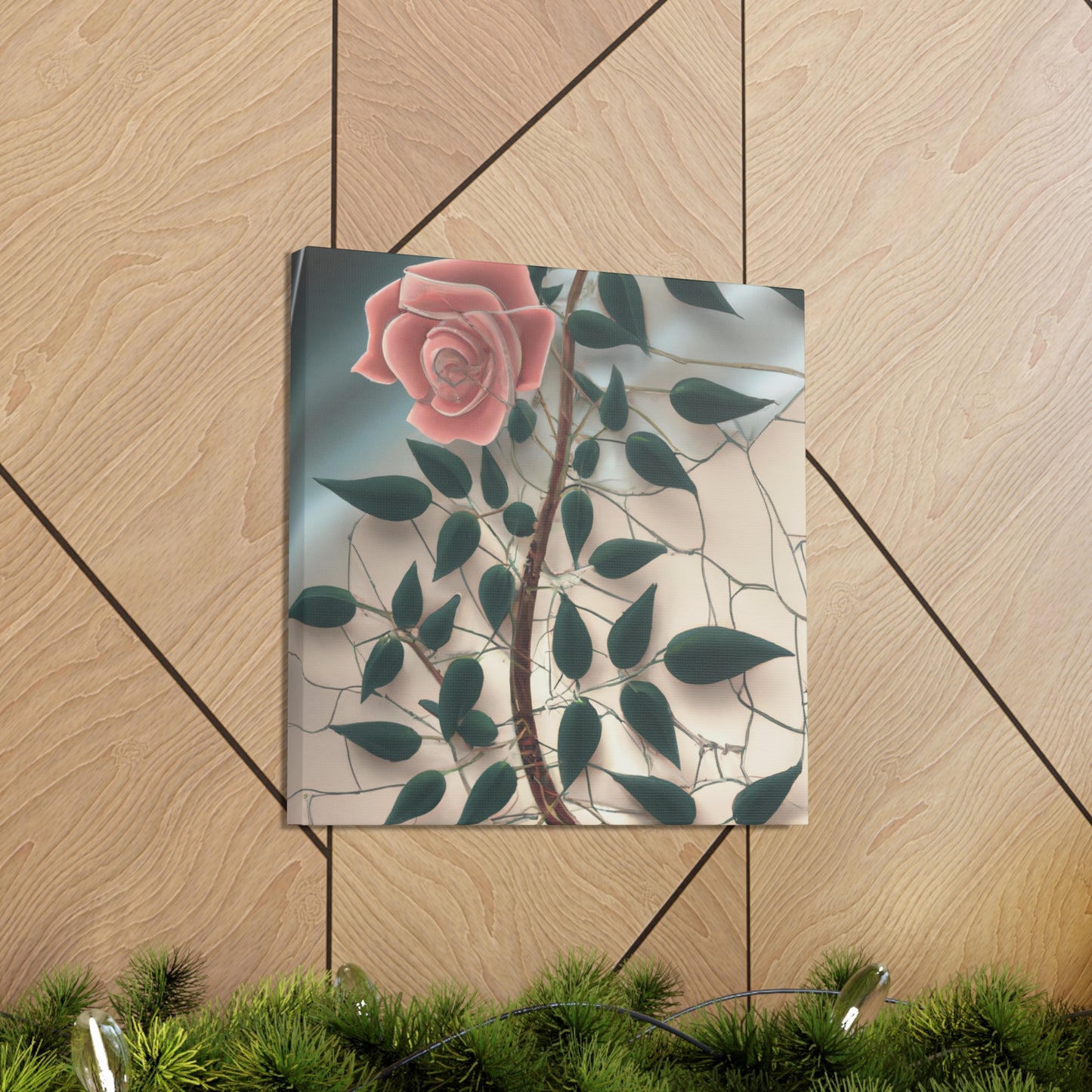 Rose in Reflection Inspires - Canvas