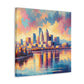 "Vibrant Enchantment: Salt Lake" - Canvas