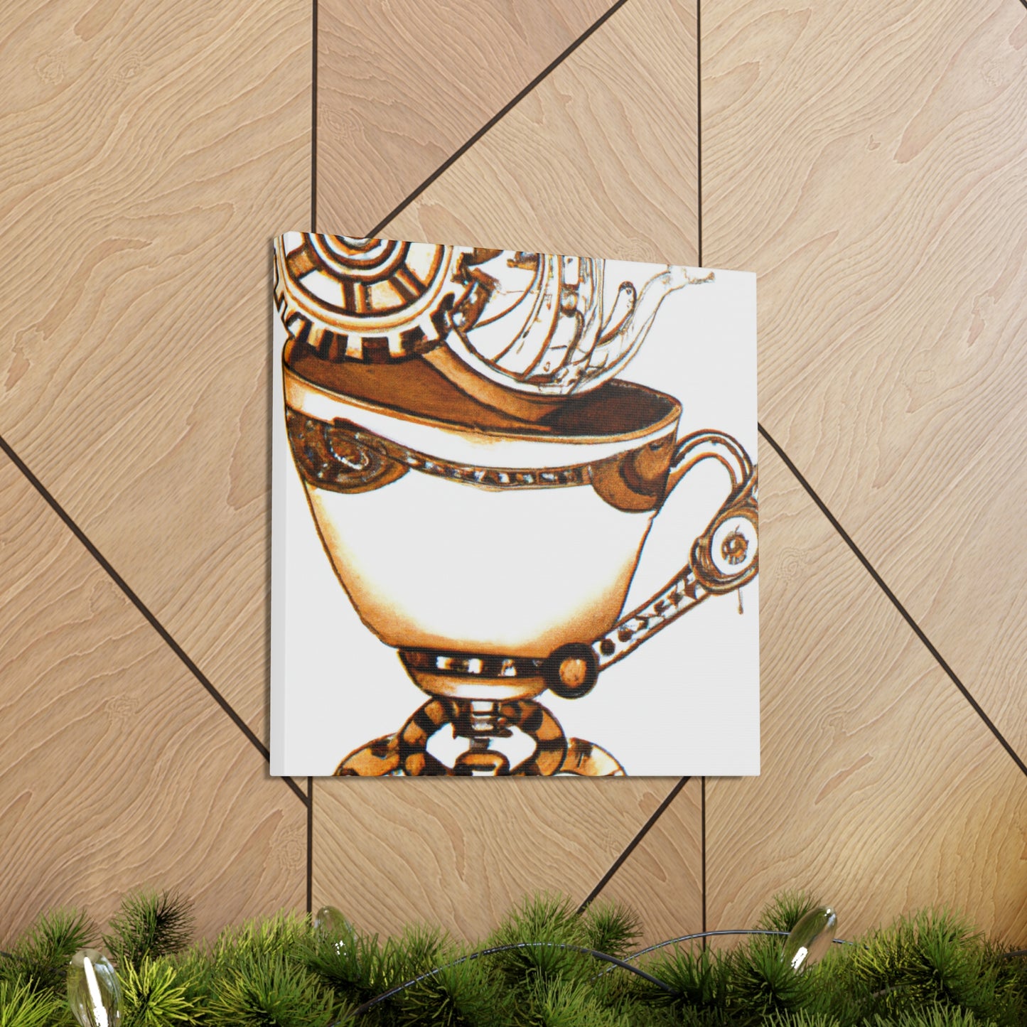 Cup of Steam Coffee - Canvas