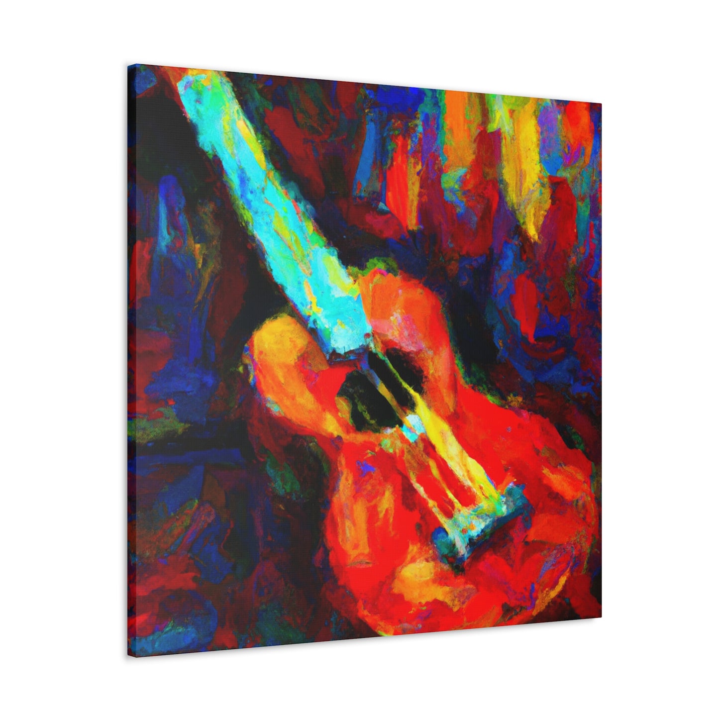 "Ukelele at Sunrise" - Canvas