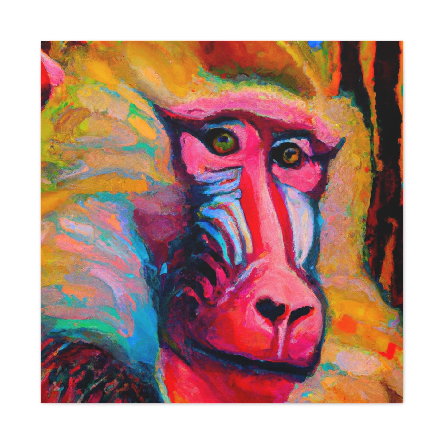 "Baboon's Street Play" - Canvas