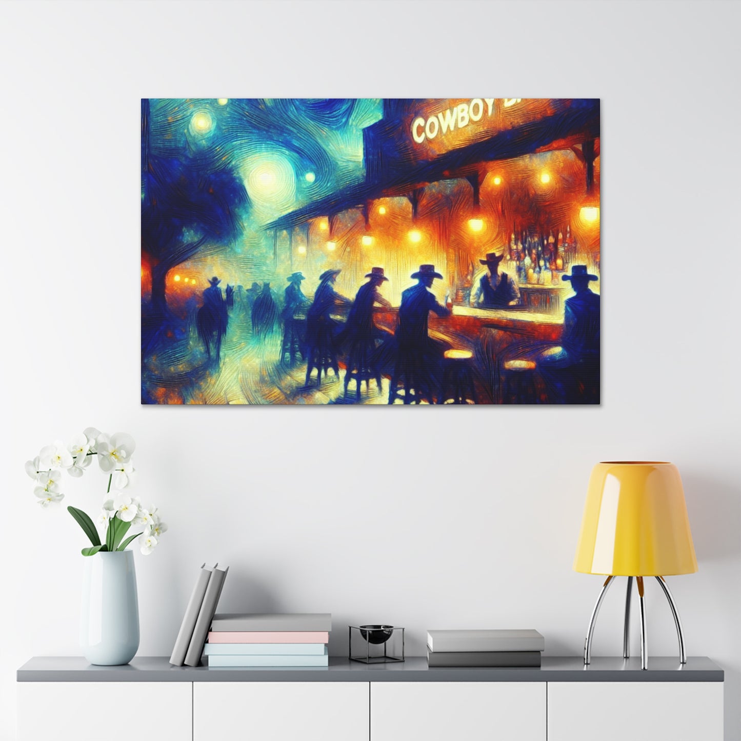 Saddled Spirits Saloon - Canvas