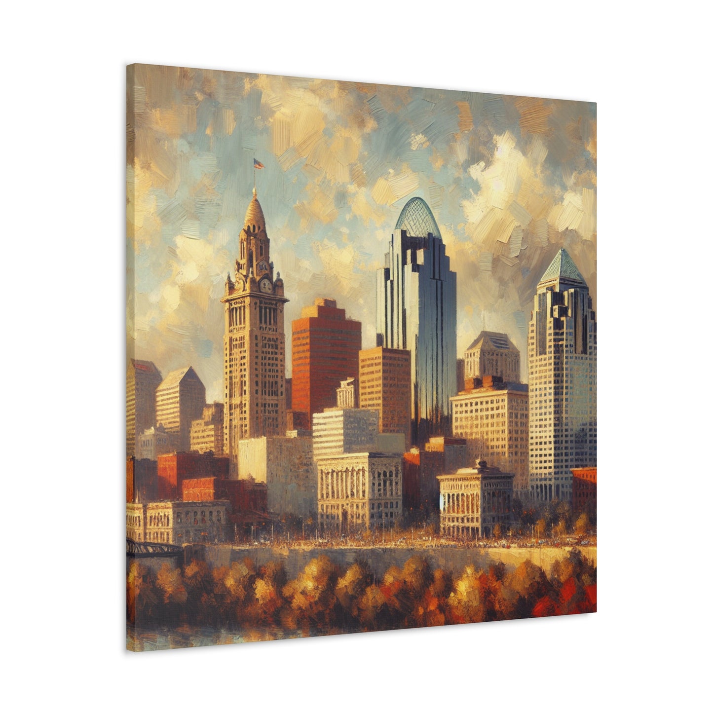 "Cincinnati's Colorful Canvas" - Canvas