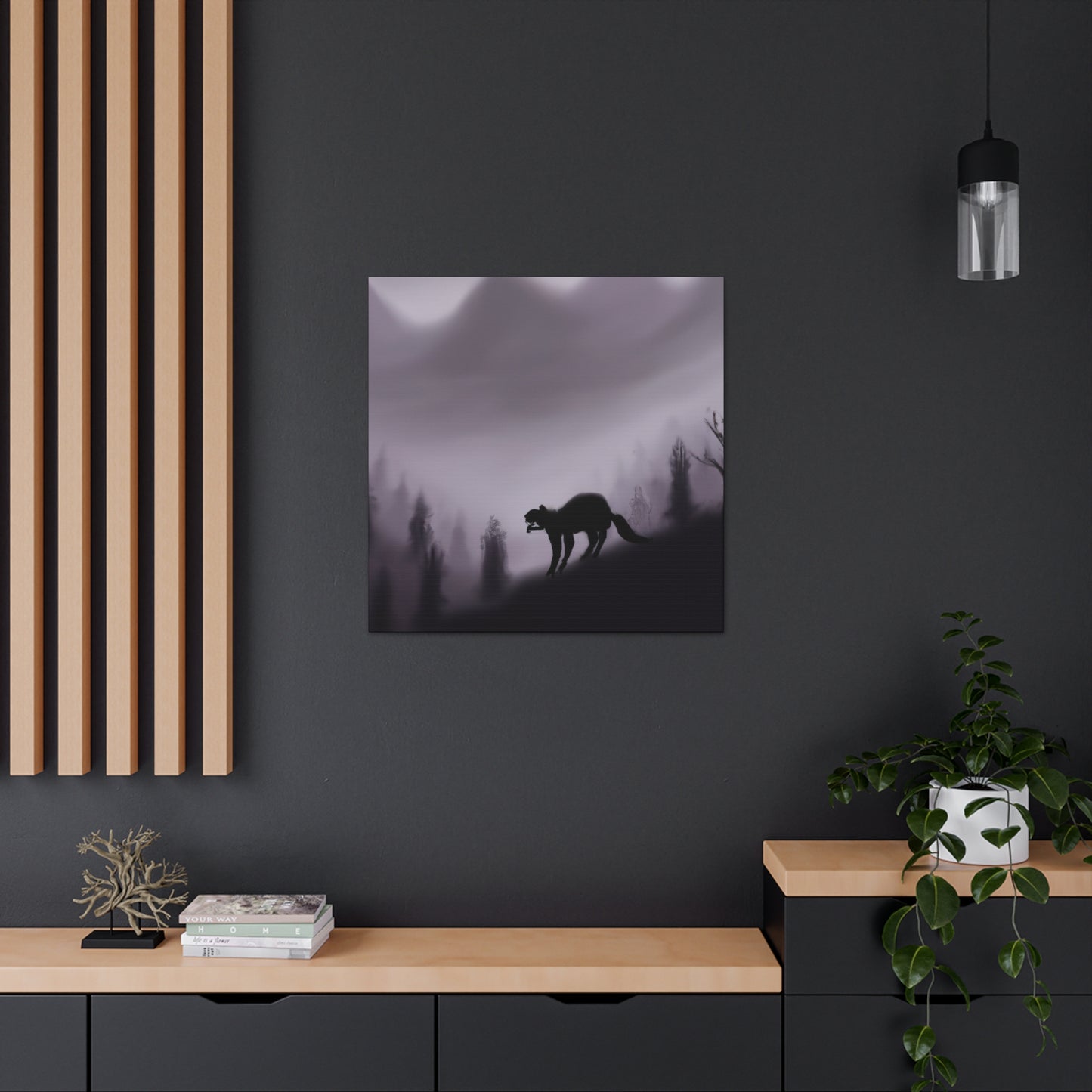 Skunk in Splendor - Canvas