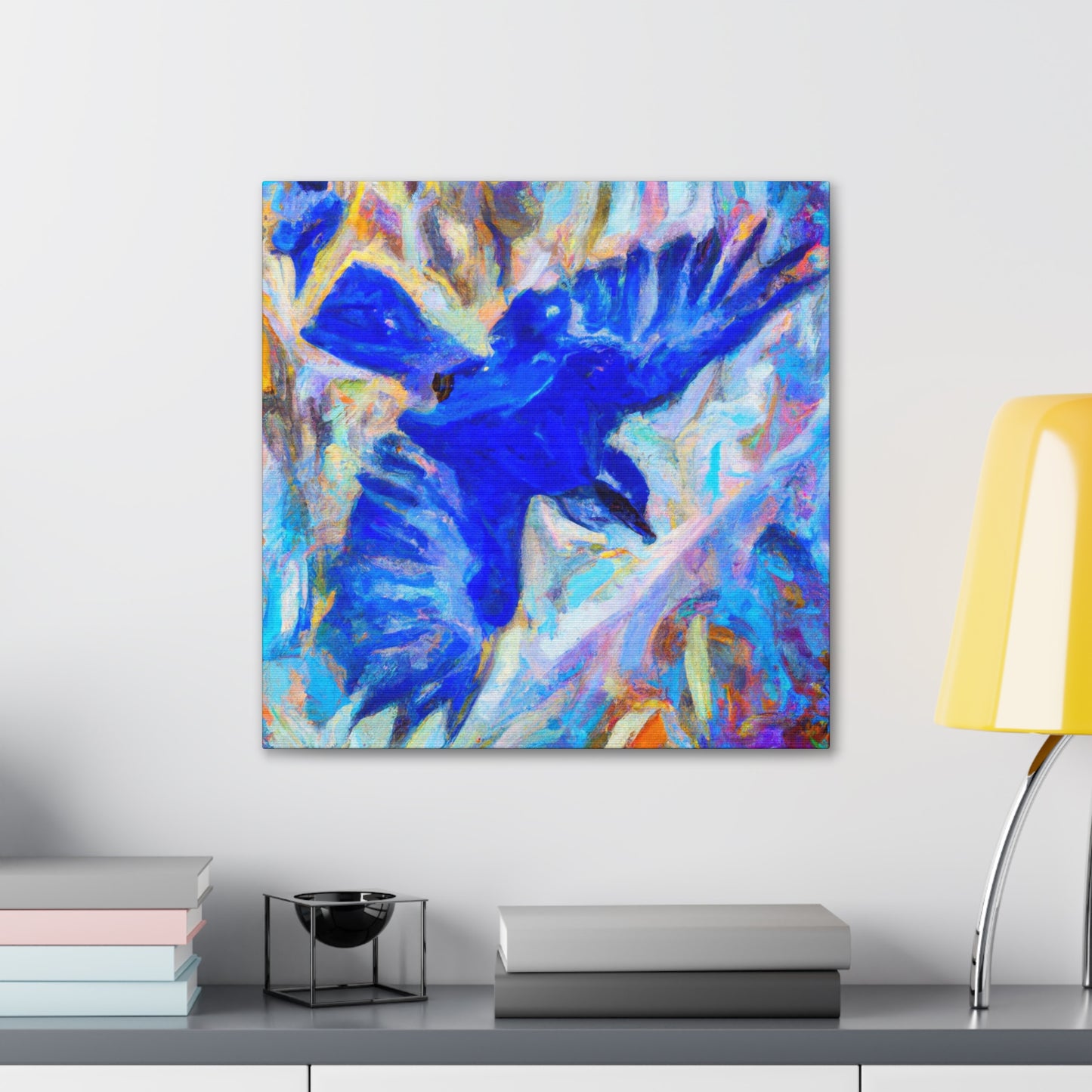 "Bluebird of Impressionism" - Canvas