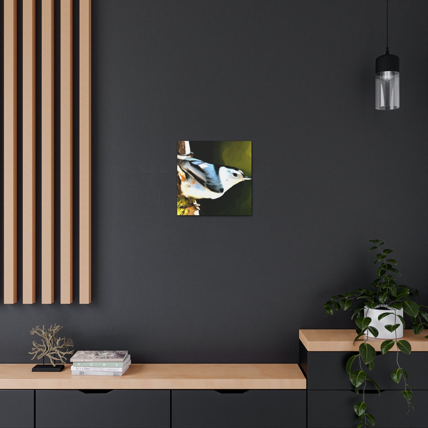 "White Breasted Nuthatch" - Canvas