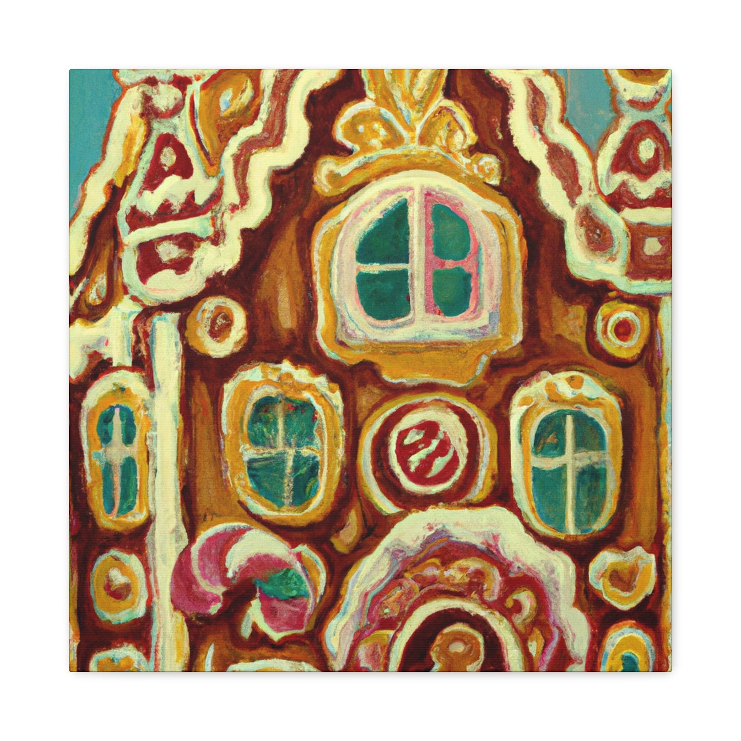 Gingerbread Palace Splendour - Canvas