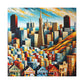 Golden City Awakening - Canvas