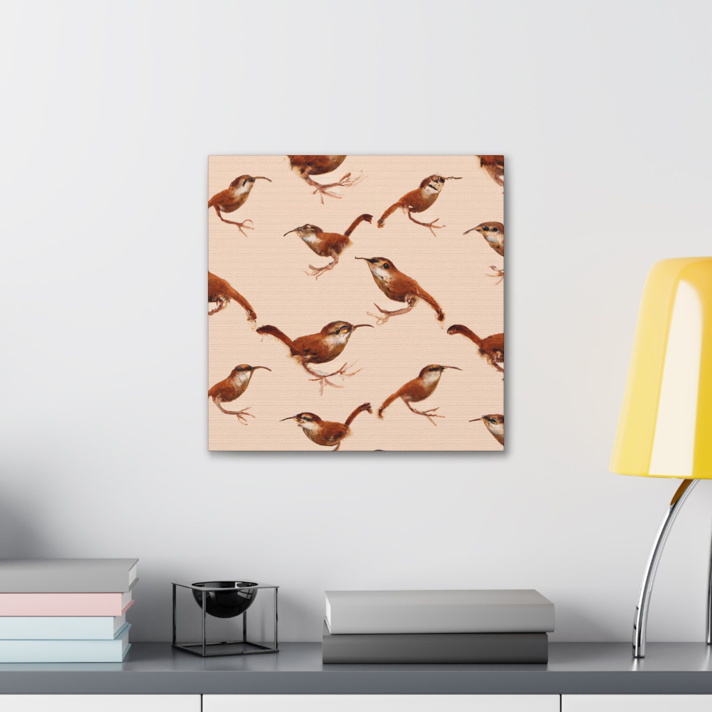 "Carolina Wren Hyperrealism" - Canvas