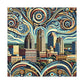 "Texas Tapestry: San Antonio" - Canvas