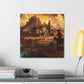 Western Landscape Splendor - Canvas