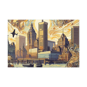 "Baltimore's Organic Elegance" - Canvas