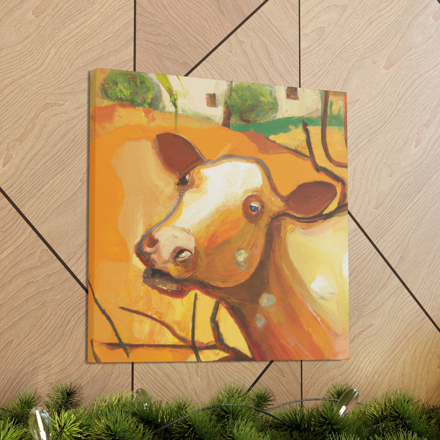 Jersey Cattle Dreamscape - Canvas