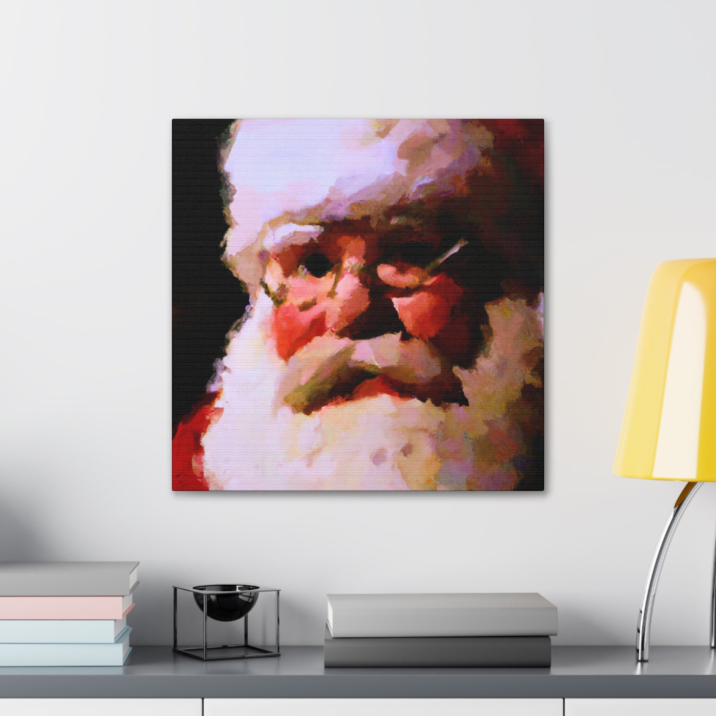 Santa's Holiday Sparkle - Canvas