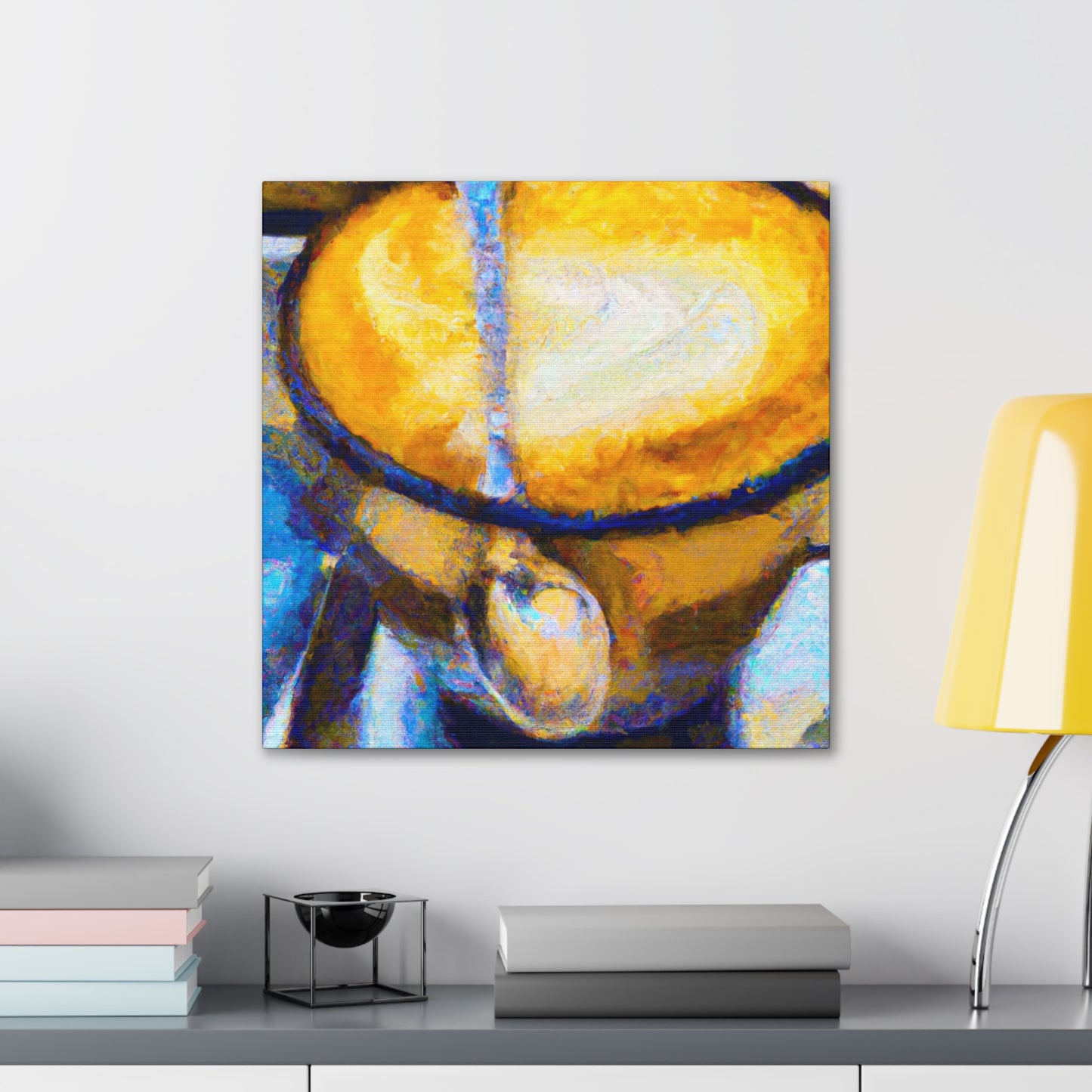 "Cappuccino Street Mural" - Canvas