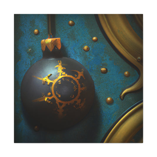 Steampunk Christmas Baubles - Canvas