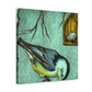 "White Nuthatch Surreality" - Canvas