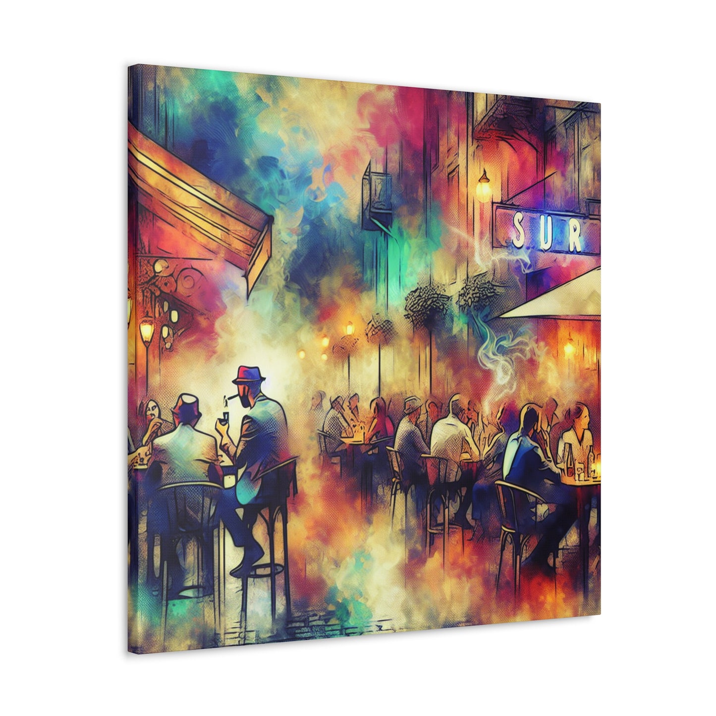 "The Hazy Jazz Joint" - Canvas