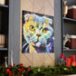 Scottish Fold Impasto - Canvas