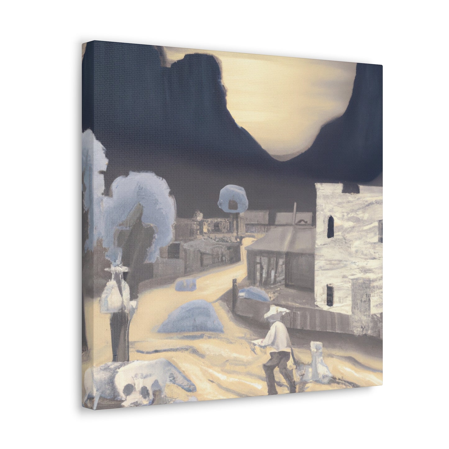 Ghost Town Glimmering - Canvas