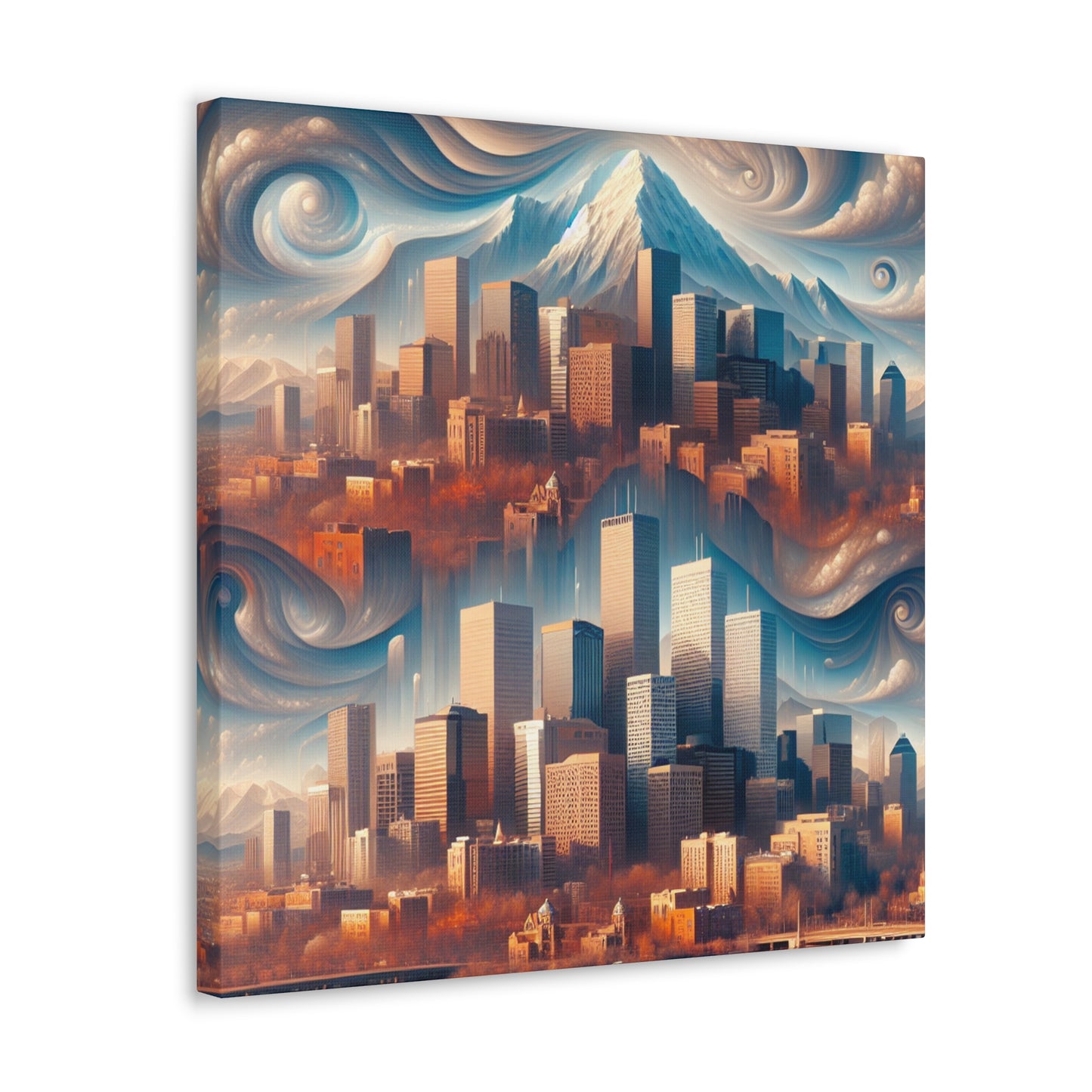 "Enigmatic Mile-High Canvas" - Canvas